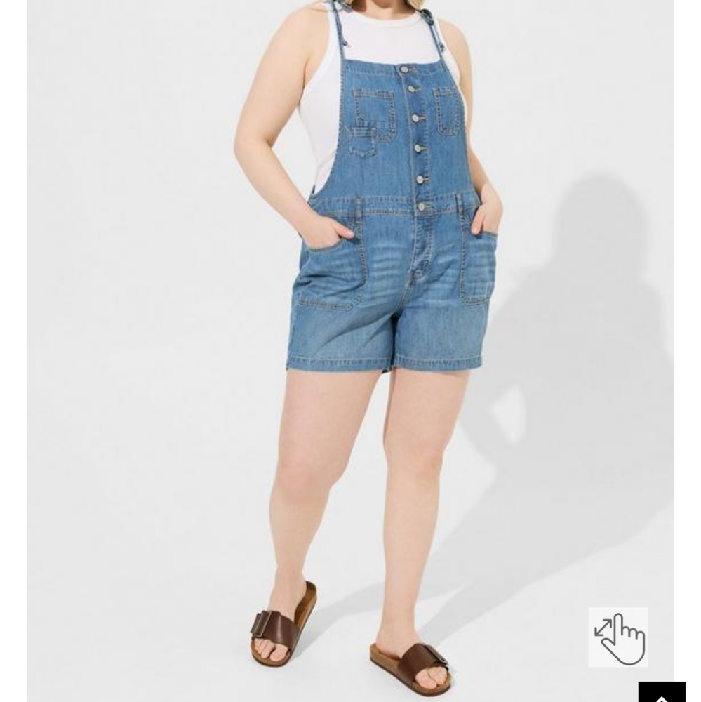 Torrid Lightweight Denim Shortall